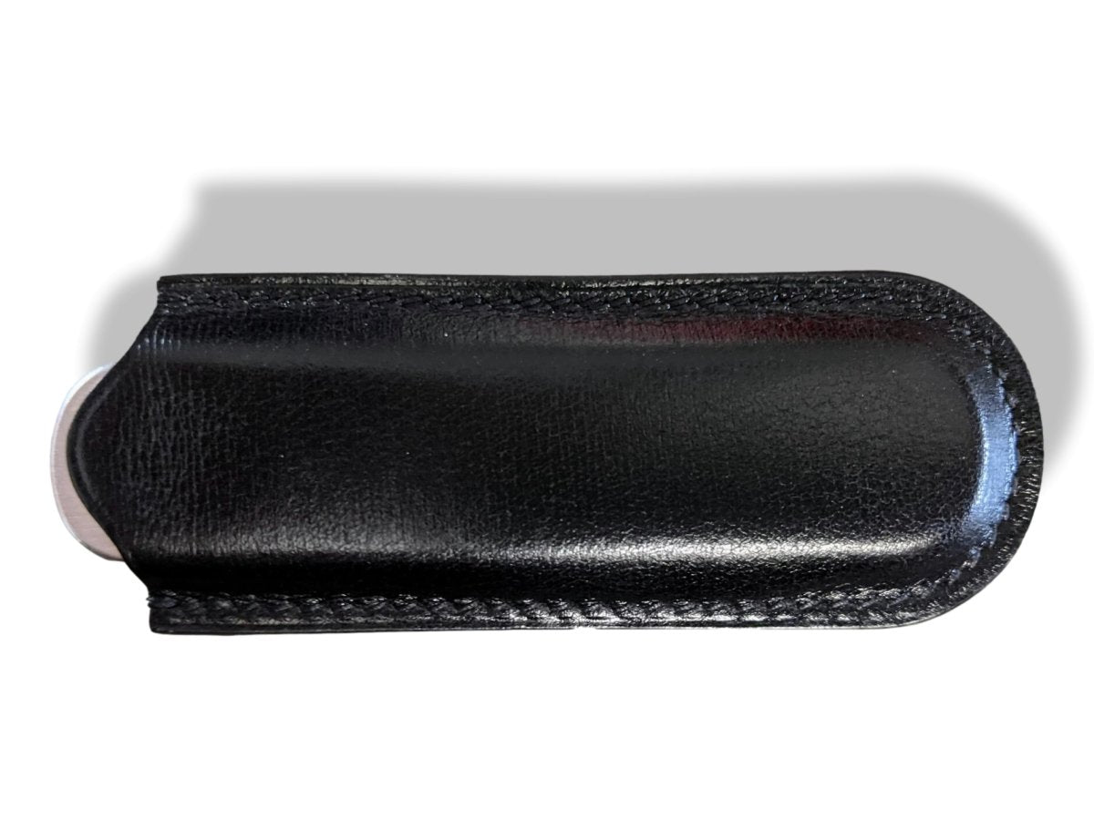 Hermes Home Black Multifunctional Pocket knife in Calfskin Case, New! - poupishop
