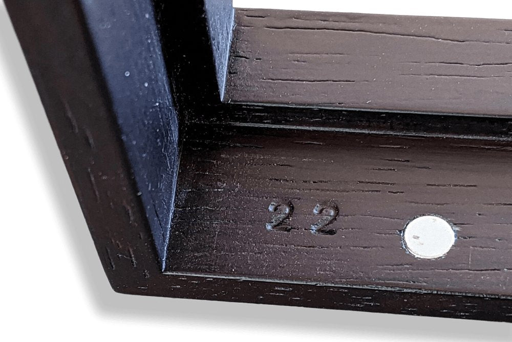 Hermes Home Double-Sided HORIZONTAL DESKTOP PHOTO FRAME in Solid Wood 21 x 15 cm, New! - poupishop
