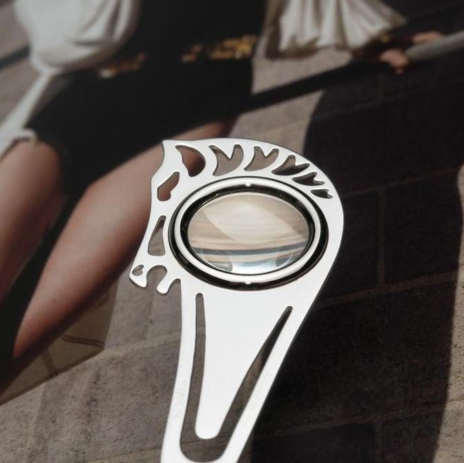 Hermes Home Horse Head Magnifying Glass Bookmark, Pochette! - poupishop