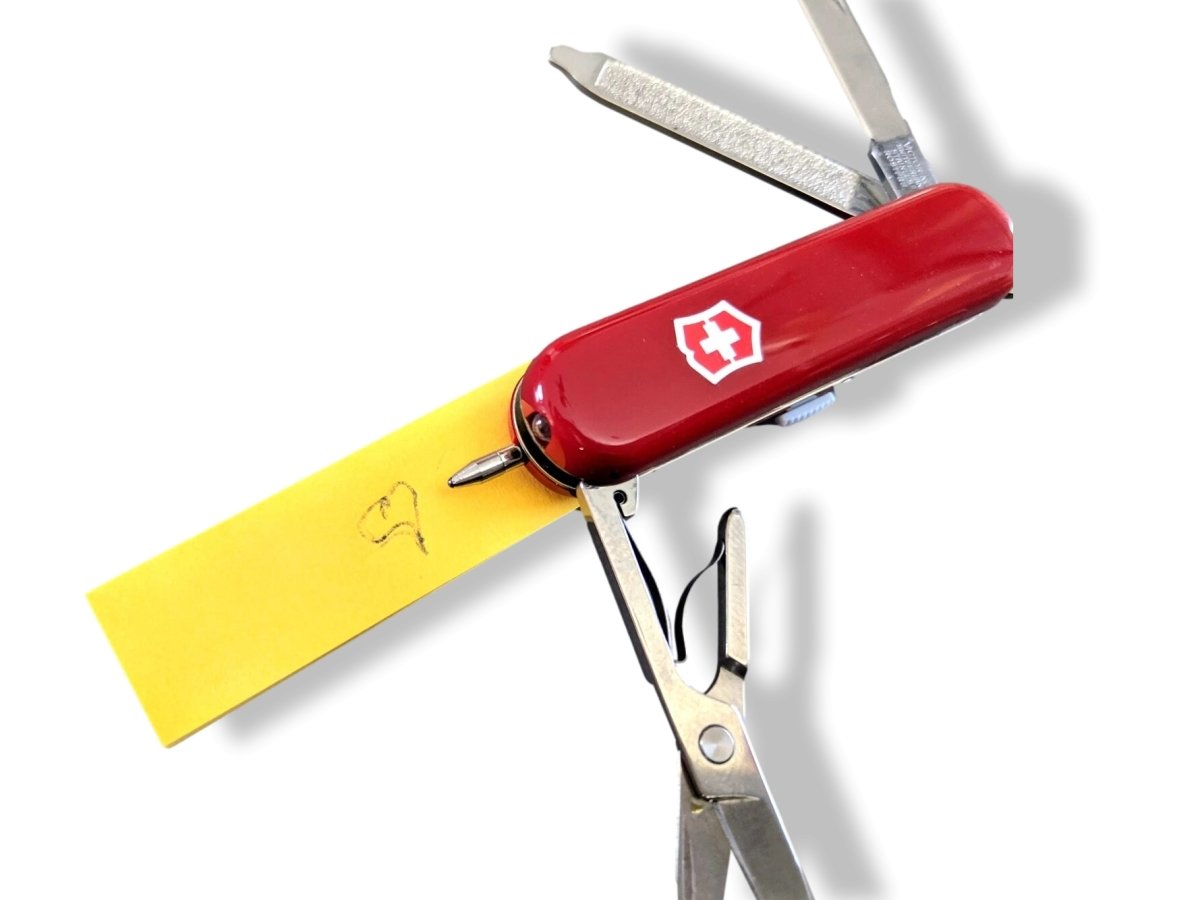 Hermes Home Orange Multifunctional Pocket knife in Calfskin Case, New! - poupishop
