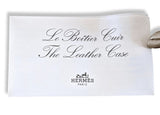 Hermes Home Set of 2 Empty Buffalo Leather Cases LE BOITIER CUIR for Vaporizer 75 ml, BNIB! - poupishop