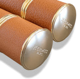 Hermes Home Set of 2 Empty Buffalo Leather Cases LE BOITIER CUIR for Vaporizer 75 ml, BNIB! - poupishop