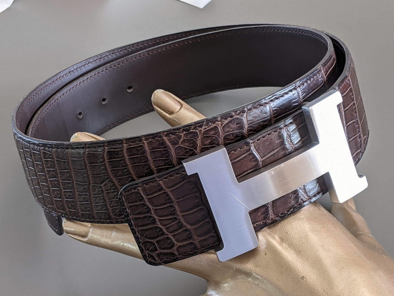 Hermes Huge Acier Brossé CONSTANCE 42 MM Belt Buckle, Good condition! - poupishop