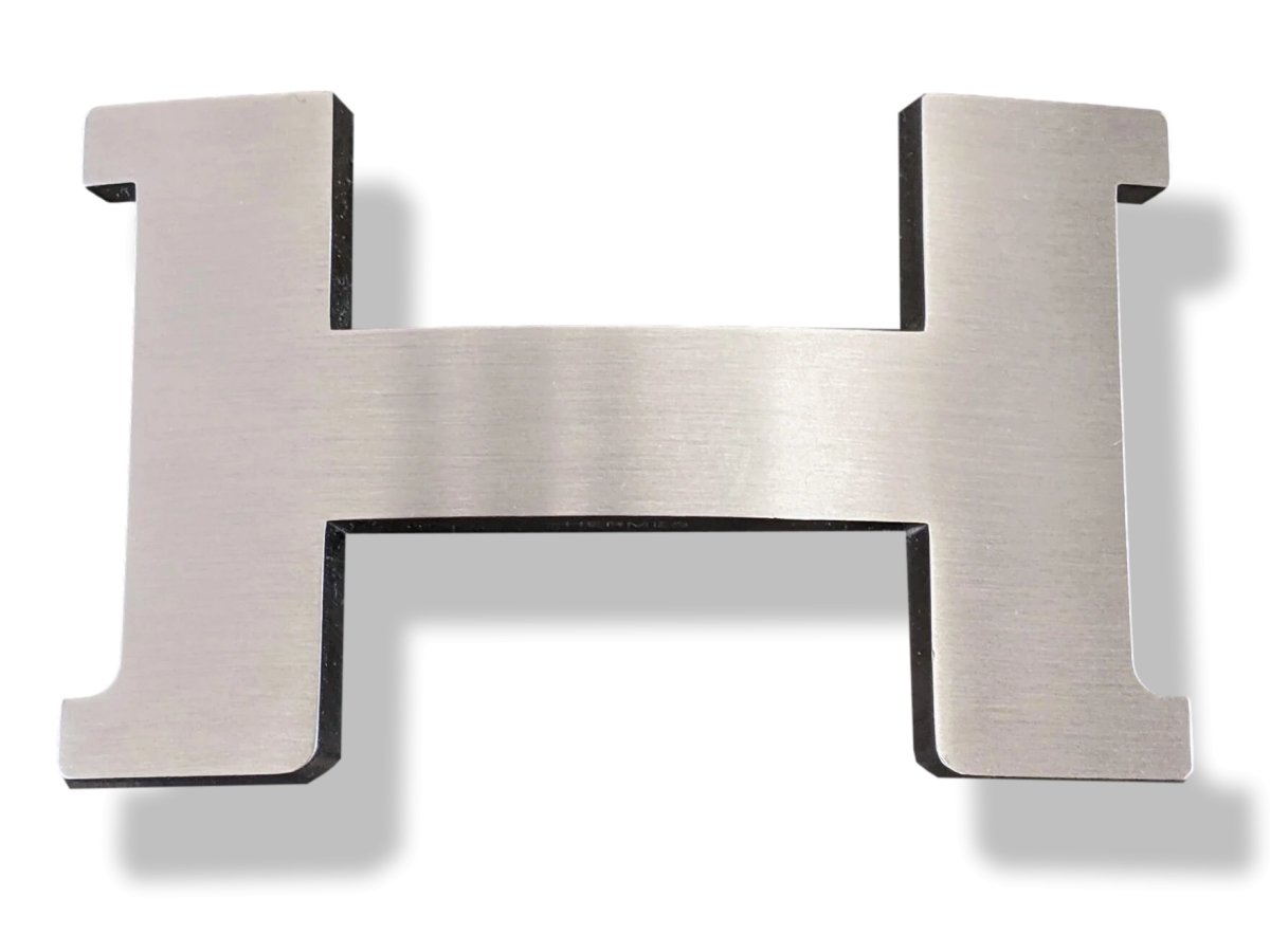 Hermes Huge Acier Brossé CONSTANCE 42 MM Belt Buckle, New with Pouch! - poupishop
