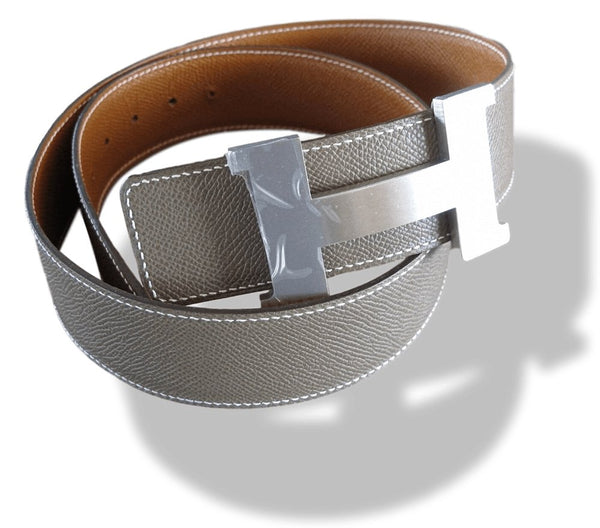 Hermes Huge Brushed Acier Belt Buckle Constance 42mm, New in Pouch! - poupishop