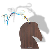 Hermes Huge Samarcande en Fête Rosewood Palissandre African Wood Horse Silk Bridle Bag Charm GM, Rare, NWTIB! - poupishop