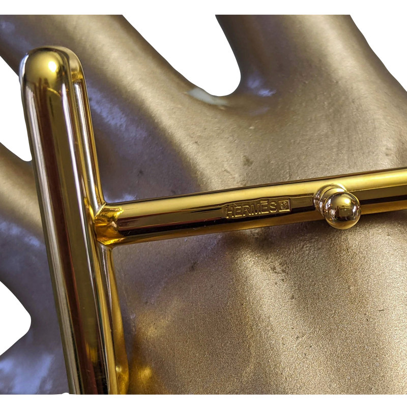 Hermes 2019 Plated Gold "Idem" Buckle H 32mm