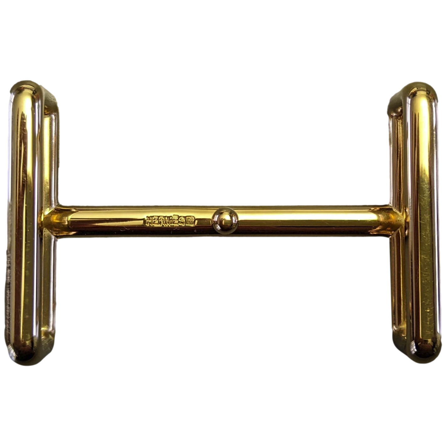 Hermes 2019 Plated Gold "Idem" Buckle H 32mm