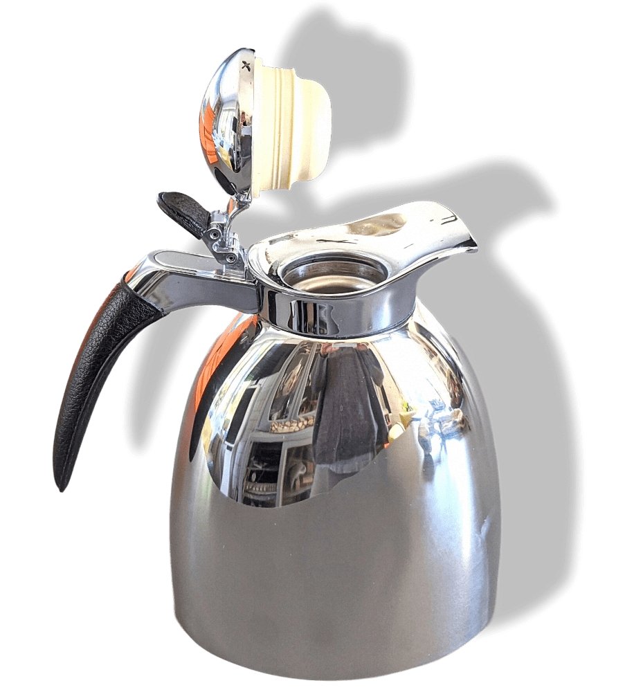 Hermes Inox & Mysore Goat THERMOS HOTEL DESIGN by Alfi Germany, BNEW with Dust Bag! - poupishop