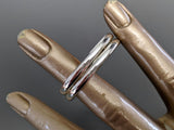 Hermes [J18] Shiny Sterling Silver 925 DOUBLE CHAINE D'ANCRE PUNK DUBBLE Ring Sz52, NIB!