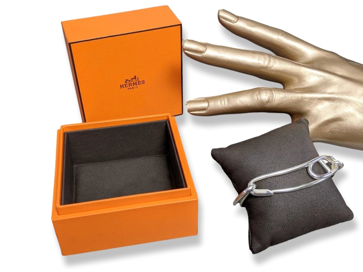Hermes [J19] Sterling Silver 925 Bracelet CHAINE D'ANCRE PUNK, NIB!