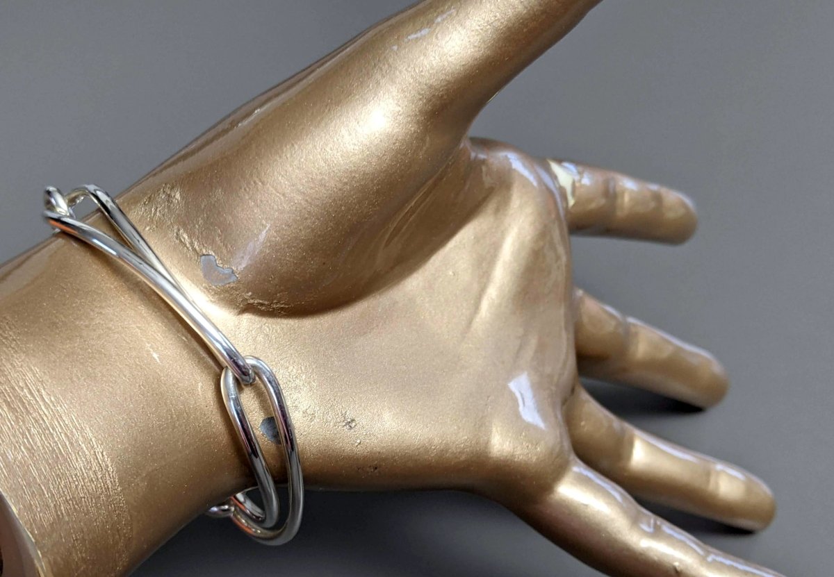 Hermes [J19] Sterling Silver 925 Bracelet CHAINE D'ANCRE PUNK, NIB!