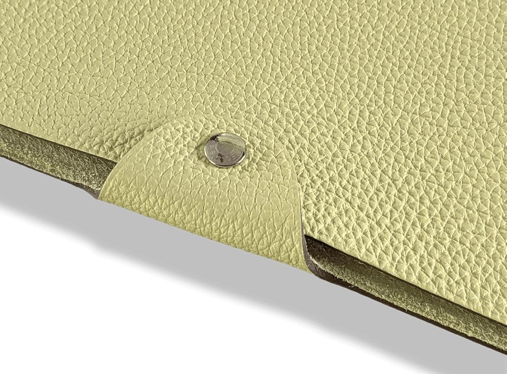 Hermes Jaune Poussin Togo Calfskin ULYSSE MM NoteBook Cover, BNWTIB! - poupishop