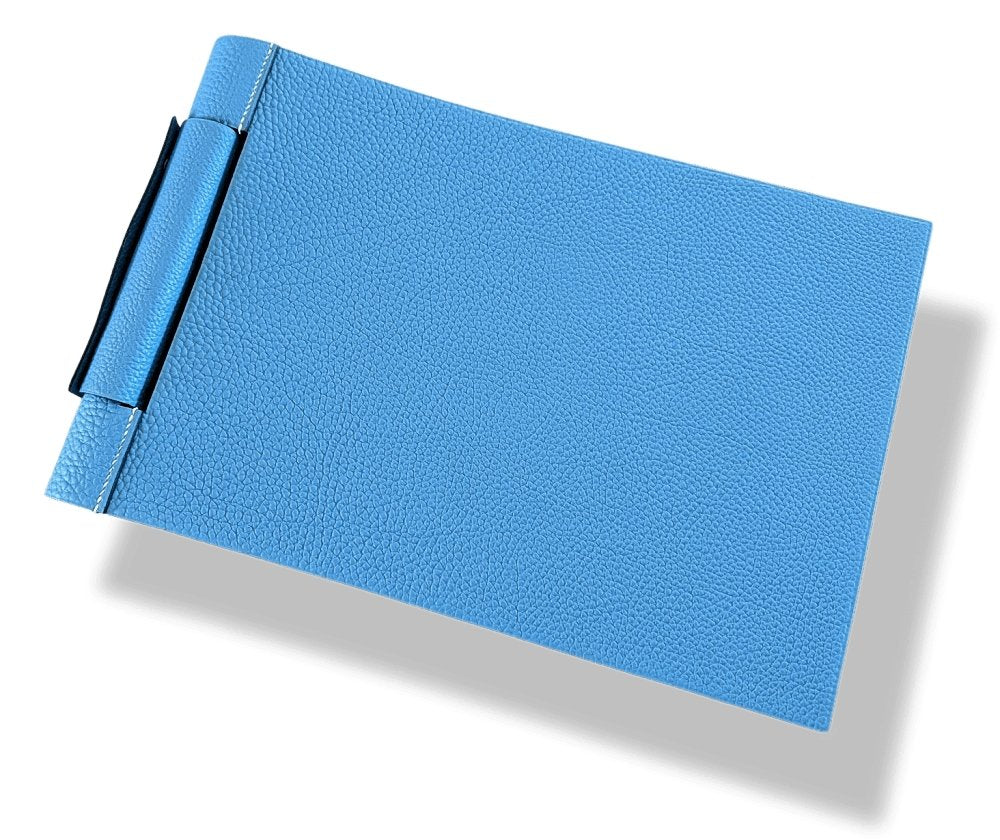 Hermes Jean Blue Togo Calfskin ALBUM ODYSSEE GM Photo Album, BNWTIB! - poupishop