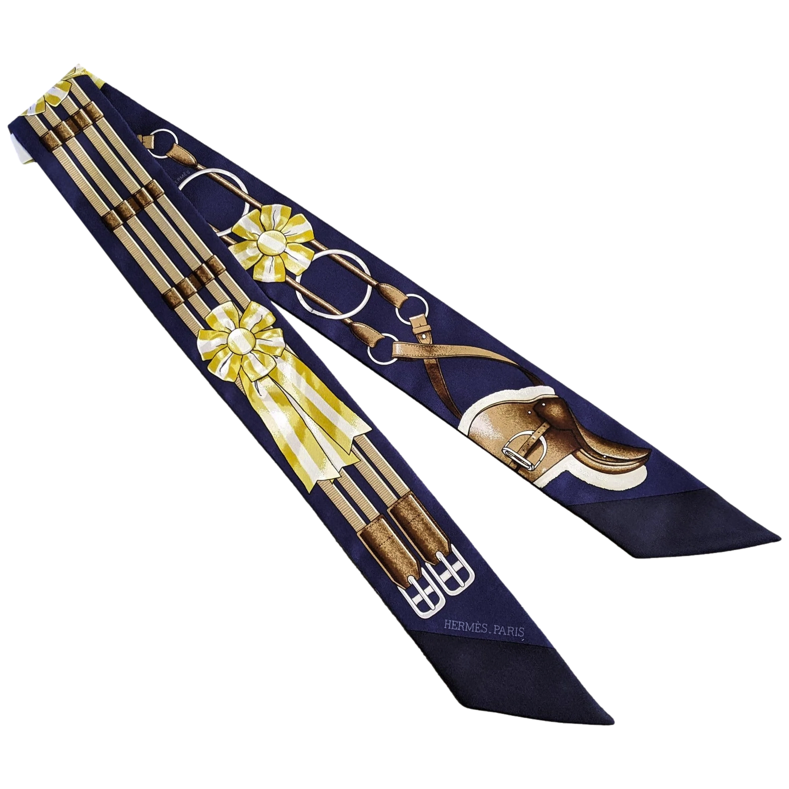 Hermes [T4] Marine/Gold/Brun "Jumping" by Philippe Ledoux Twilly