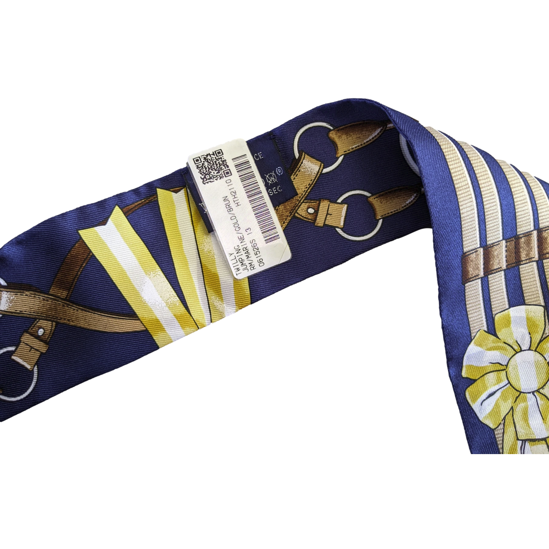 Hermes [T4] Marine/Gold/Brun "Jumping" by Philippe Ledoux Twilly