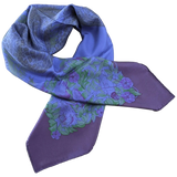 Hermes 2011 Encre/Bleu/Vert JUNGLE LOVE by Robert Dallet Dip Dye Surteint Silk 90cm
