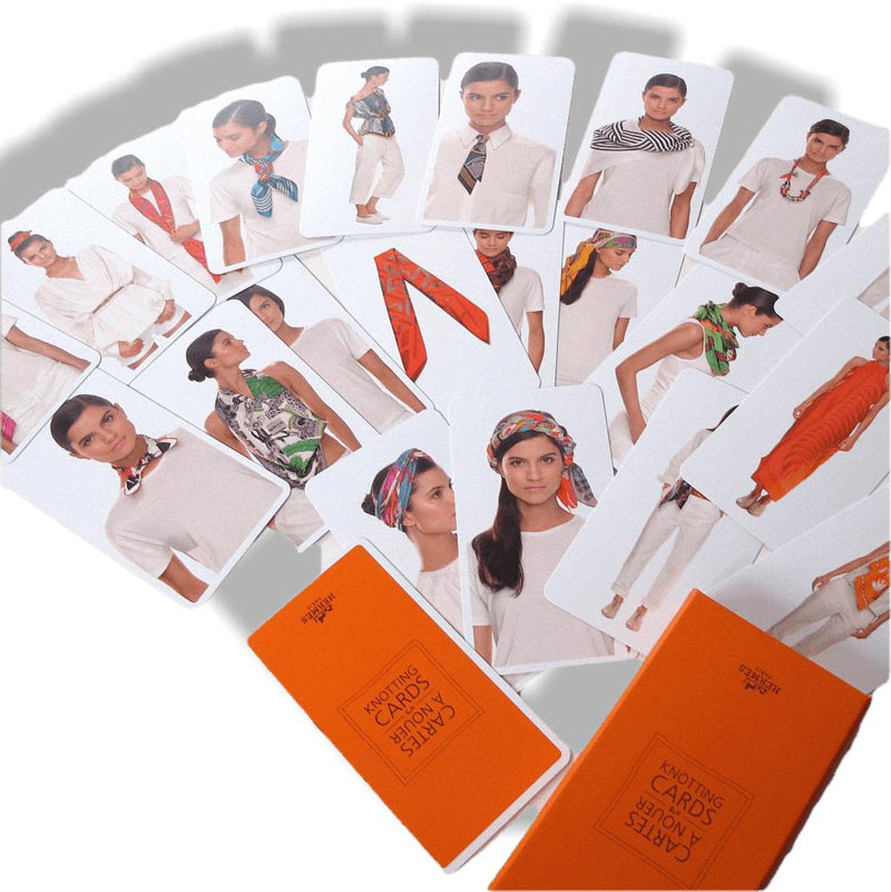 Hermes Knotting Cards in Box, New but opened! - poupishop