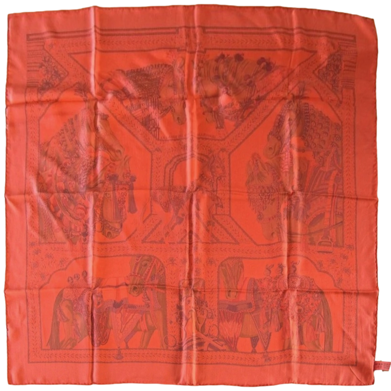 Cognac Dip Dye Cashmere and Silk Scarf – Well Heeled