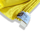 Hermes Lemon Yellow Fringed NEW LIBRIS Etole 85% Cashmere/15% Silk 75 x 210 cm, BNWT! - poupishop