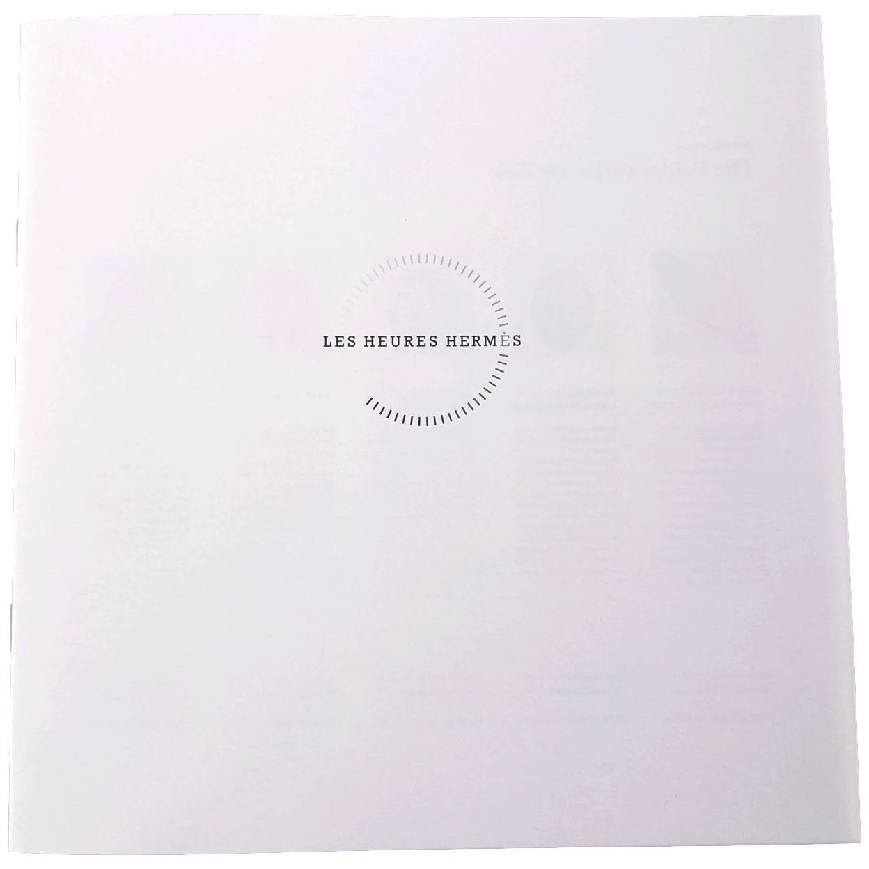 Hermes 2014 "Les Heures Hermes" Catalogue for Professional Resellers with Prices
