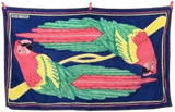 Produits Hermes Marine/Rose "Les Perroquets" Terry Beach Towel 90 x 150 cm
