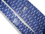 Hermes Limited Edition Navy White Cars Le Mans 24 Hours Print Twill Silk Tie, 7912 MA, Rare! - poupishop