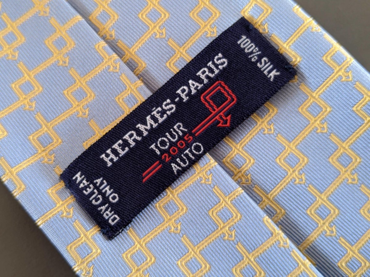 Hermes Limited Edition TOUR AUTO 2005 Silk Tie, Rare Special Issue, NIB! - poupishop
