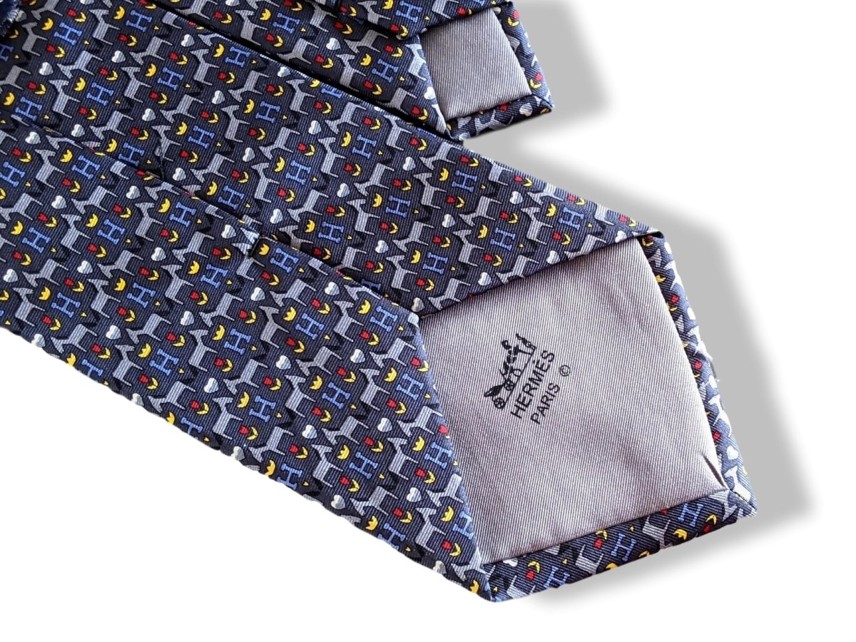 Hermes Limited Special Issued for Henkell & Söhnlein Print Scarf Twill Silk Tie 10 cm, New in Box! - poupishop