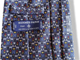 Hermes Limited Special Issued for Henkell & Söhnlein Print Scarf Twill Silk Tie 10 cm, New in Box! - poupishop