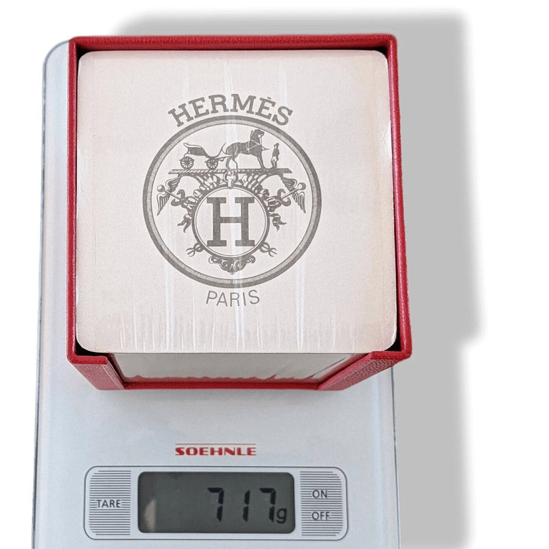 Hermes Luxurious Bloc-Note & Red Leather Support with Gold Edge, BNEW! - poupishop