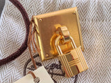 Hermes Luxurious Plated Gold TRESOR Buckle 24 mm RARE, New with Pochette! - poupishop