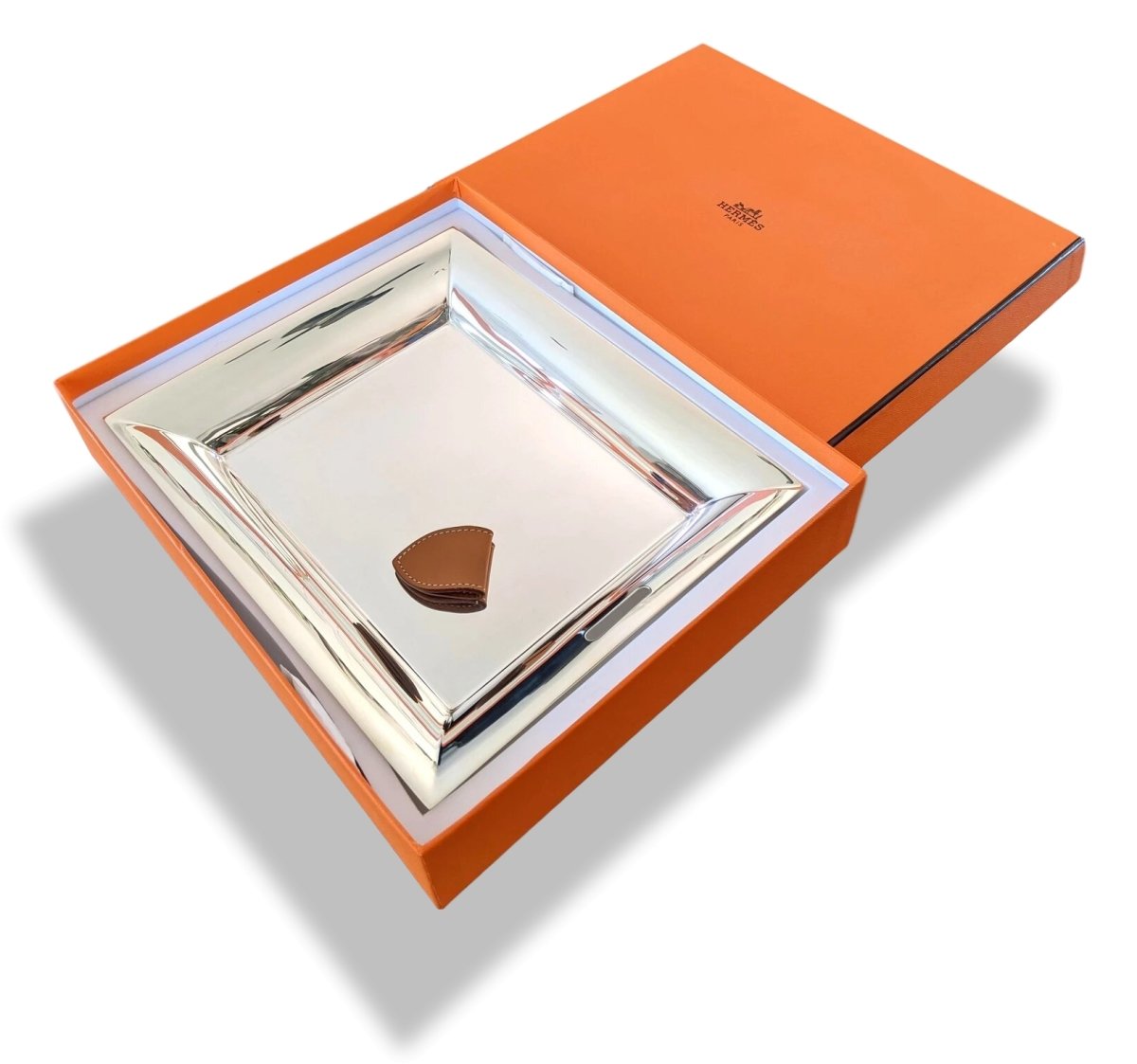 Hermes [M1] Sterling Silver AG925 Tray JEPARA CHANGE TRAY Plateau MM, BNIB! - poupishop