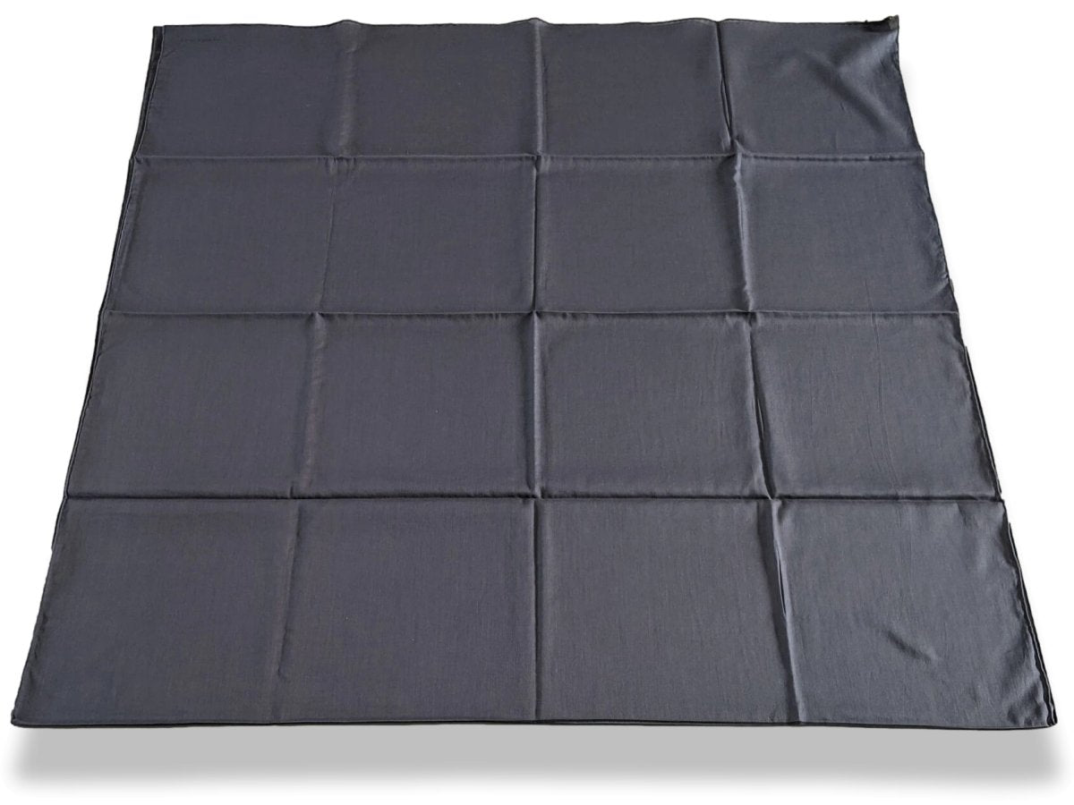 Hermes [M14] Men's Ardoise/Noir 100% Cotton Alphabravo Echarpe au Carre 100 x 200 cm, BNWTIB! - poupishop
