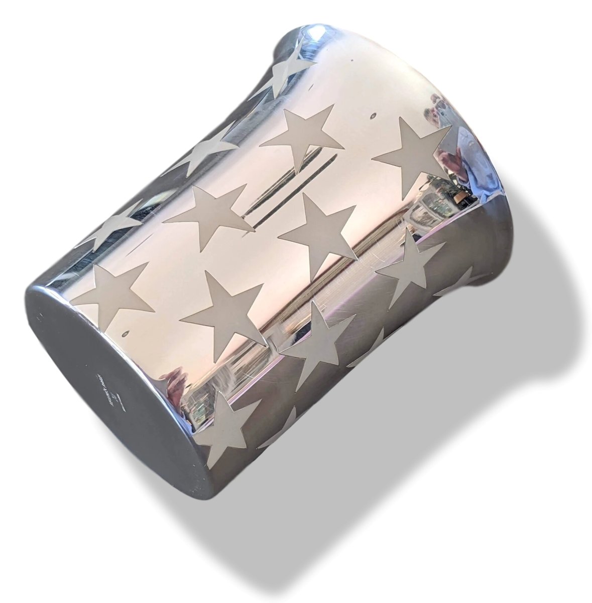 Hermes [M2] Art Deco Sterling Silver AG925 Gobelet Timbale STARS TUMBLER, BNIB! - poupishop