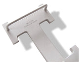 Hermes Matt Silver Buckle of Belt H 32mm, New! - poupishop