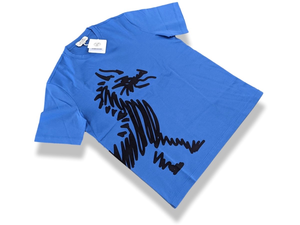 Hermes Mediterranée Dragon Crewneck T-Shirt Size M, Pur luxe, BNWT! - poupishop