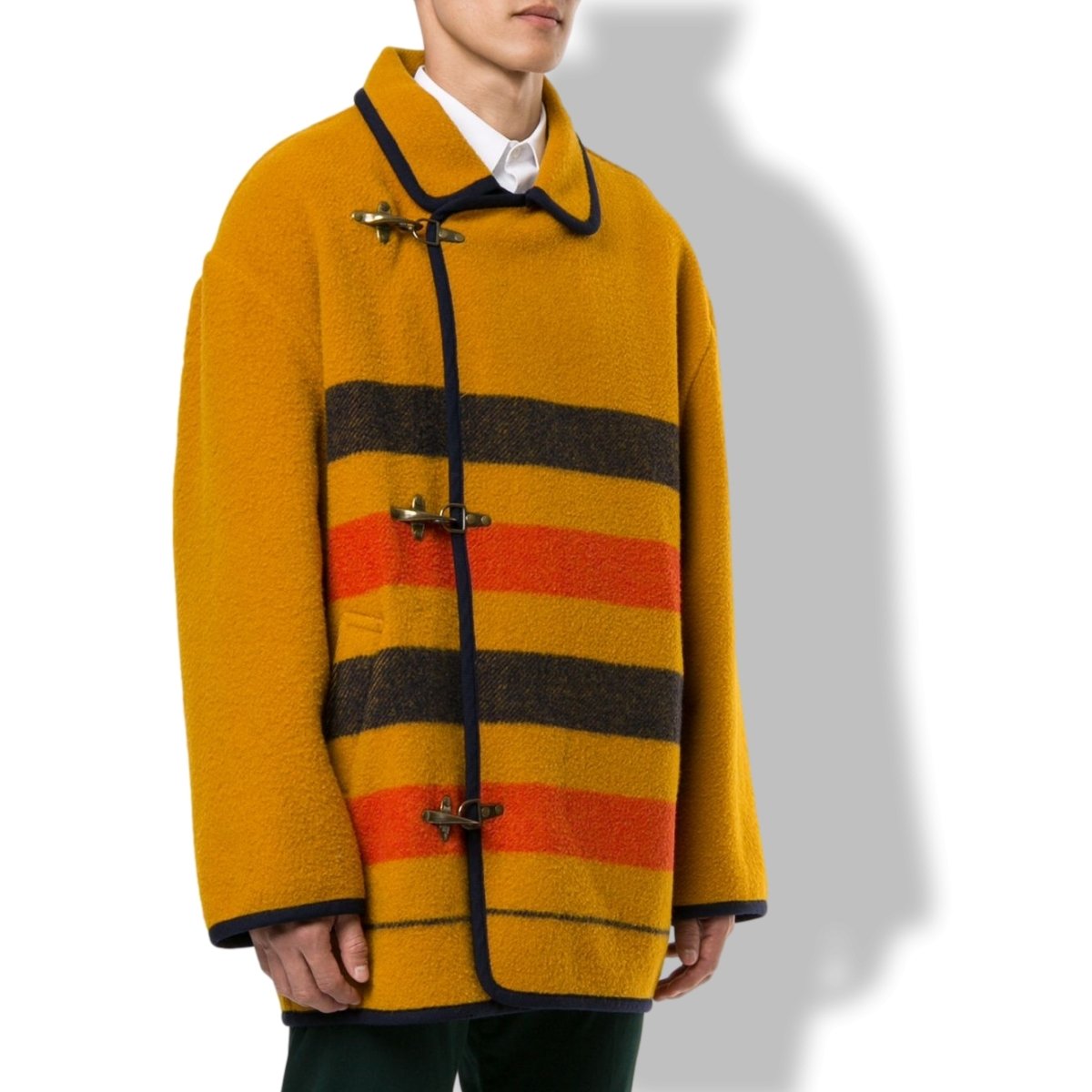 Hermes Men's 100% Wool ROCABAR Coat Sz54, MINT! - poupishop