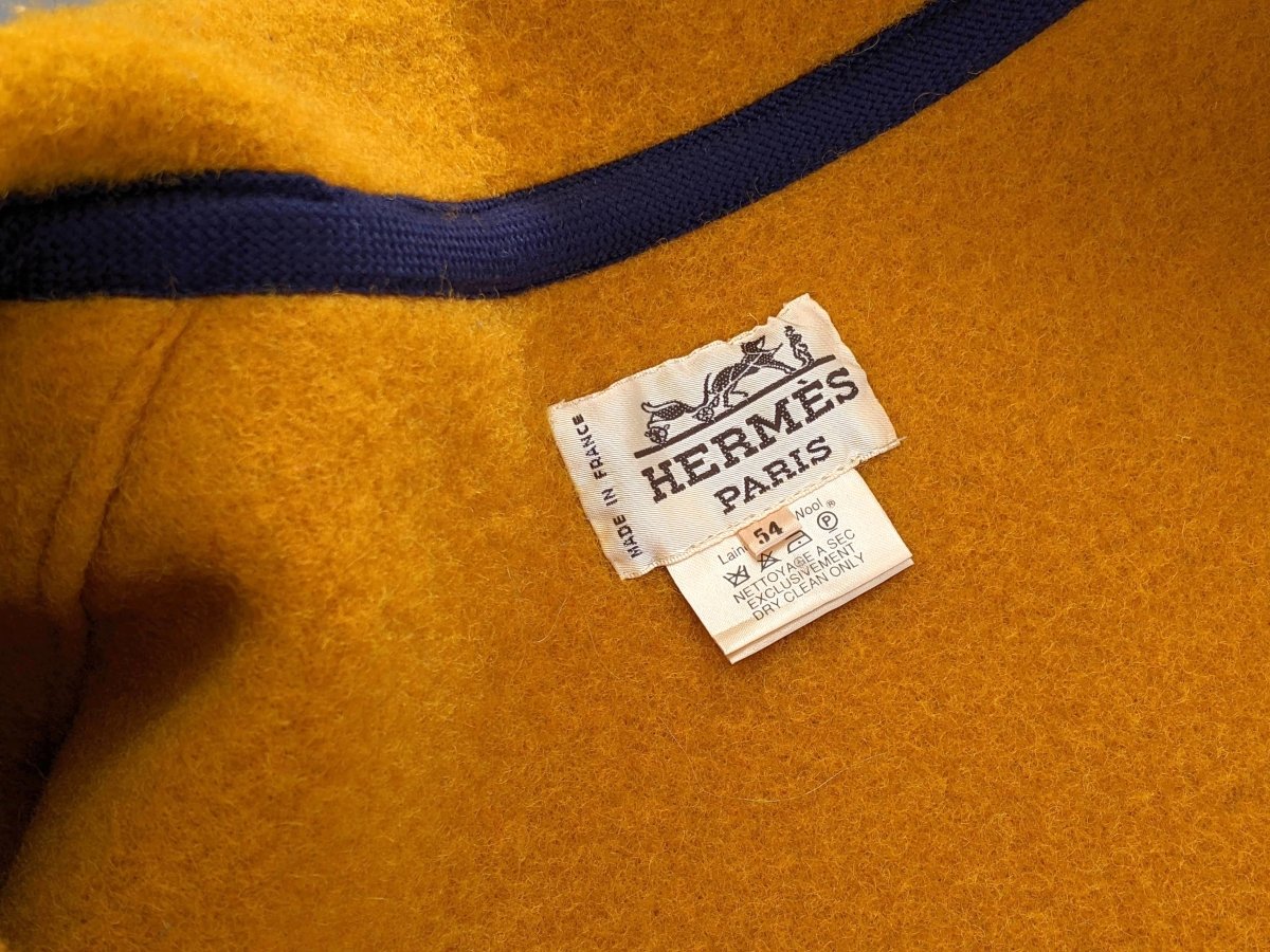 Hermes Men's 100% Wool ROCABAR Coat Sz54 MINT! | poupishop