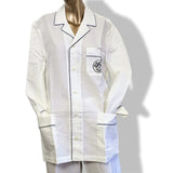 Hermes Men's Blanc/Marine Linen and Cotton Pajamas with Belt, BNWT! - poupishop