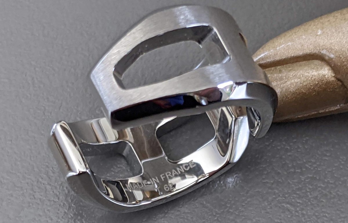 Hermes Men's Brushed Stainless Steel Unisex Ring Sz62, New in Pochette! - poupishop