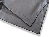 Hermes Men's Huge Carbone/Anthracite Silk/Wool Les Etalons Horses Echarpe au Carre 100 x 200 cm, BNWT! - poupishop