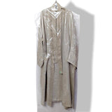 Hermes Men's Natural Linen Kimono Bath Robe, L - poupishop