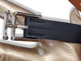 Hermes Men's Navy/Red Veau NATHAN Reversible Bracelet T4, New in Pochette! - poupishop