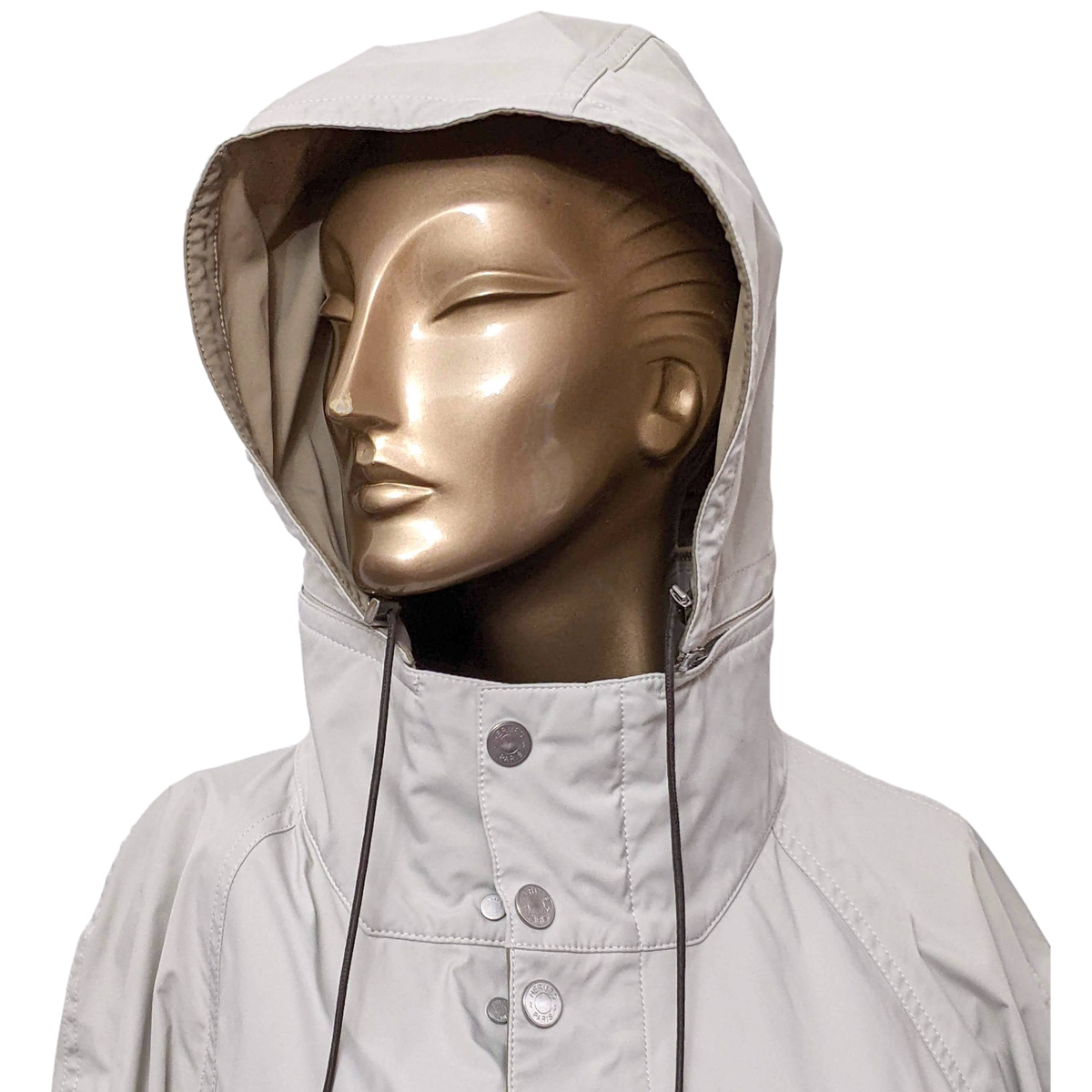 Hermes Mastique/Beige Men's Parka Sz54
