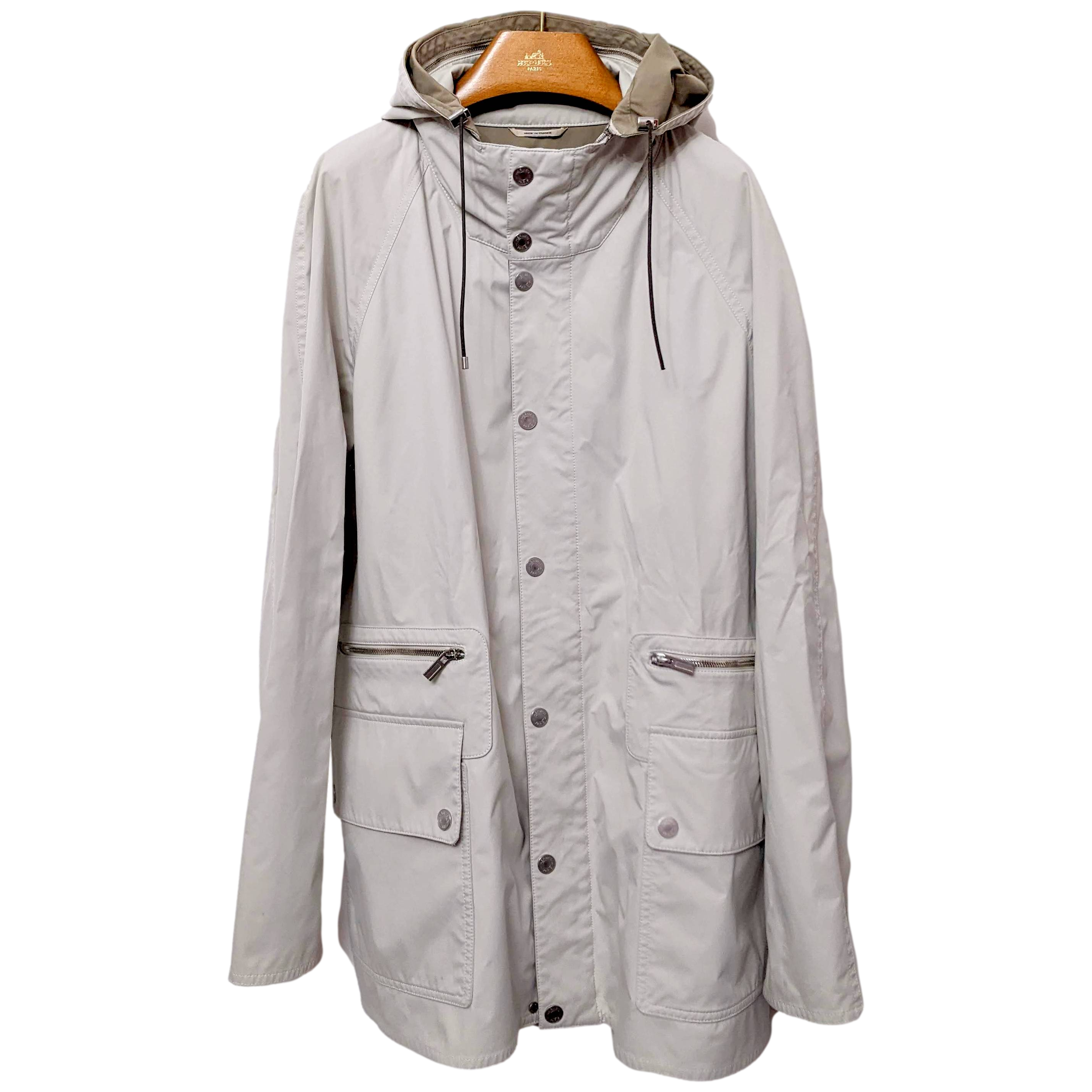 Hermes Mastique/Beige Men's Parka Sz54