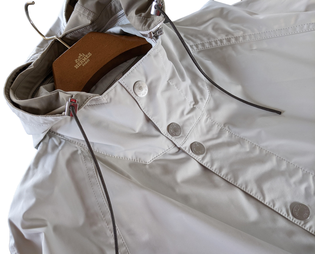 Hermes Mastique/Beige Men's Parka Sz54