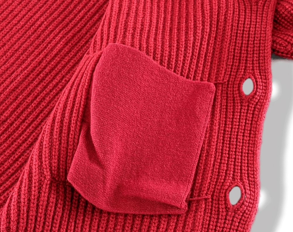 Hermes Men's Red 100% Cashmere & Lambskin Vest SzM, BNWT! - poupishop