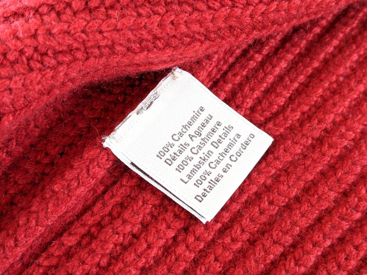 Hermes Men's Red 100% Cashmere & Lambskin Vest SzM, BNWT! - poupishop