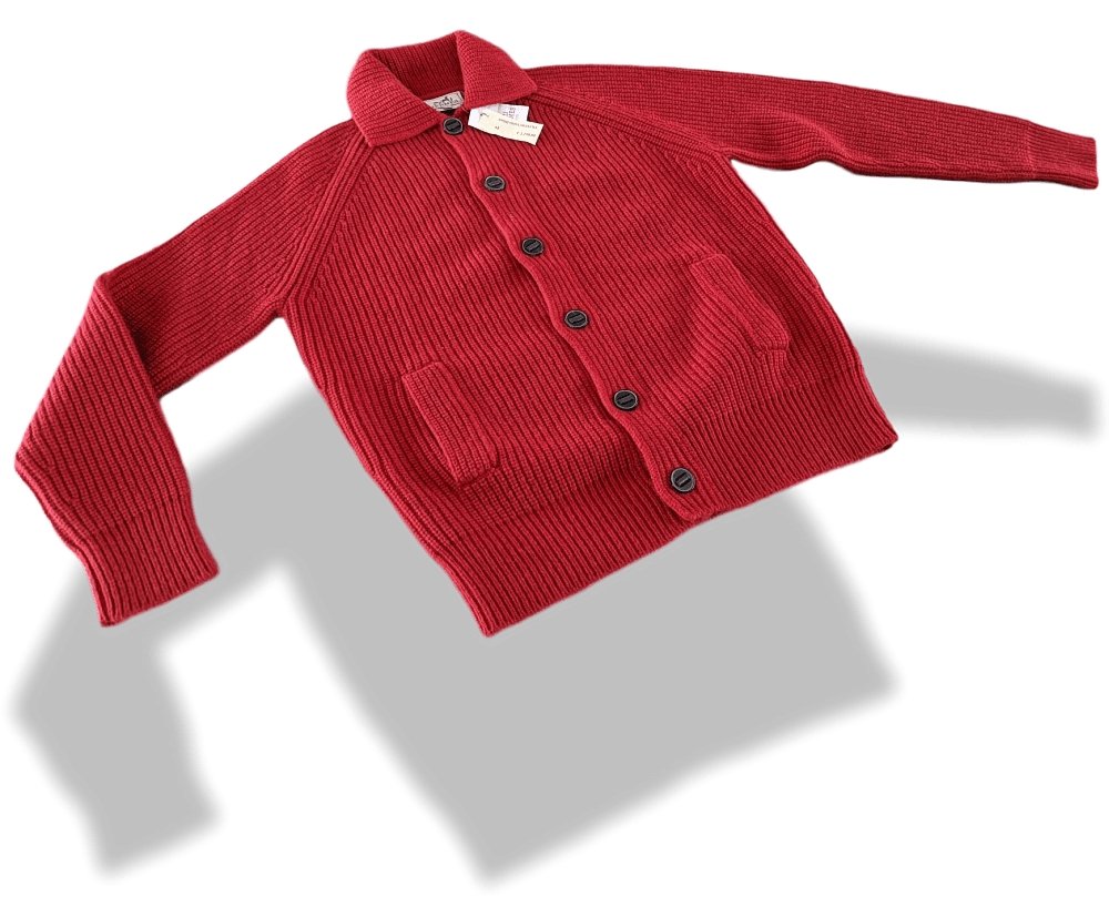 Hermes Men's Red 100% Cashmere & Lambskin Vest SzM, BNWT! - poupishop